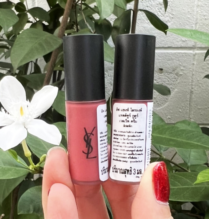 YSL Tatouage Couture Velvet Cream 3ml. #สี 216 Nude Emblem
