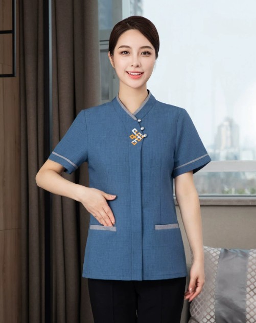 เสื้อแม่บ้าน ชุดแม่บ้าน เสื้อพนักงานทำความสะอาดห้องพักโรงแรม ชุดพนักงานทำความสะอาดโรงแรม