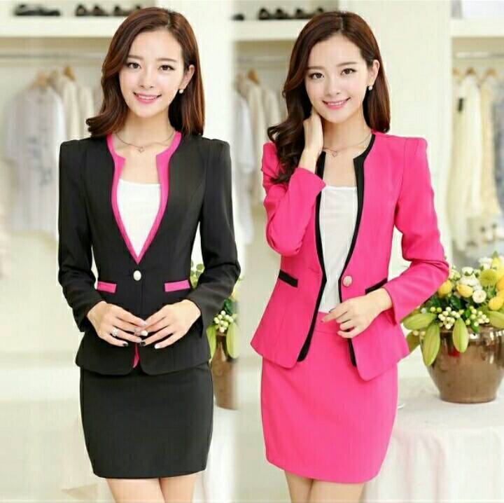 ชุดสูท ชุดออฟฟิศ ชุดพนักงานต้อนรับ