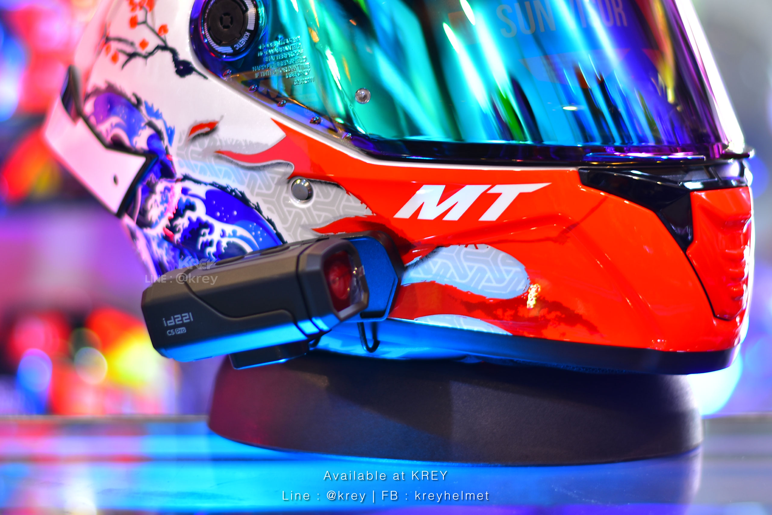 กล้องติดหมวก/รถ id221 รุ่น ACTION C5 Pro