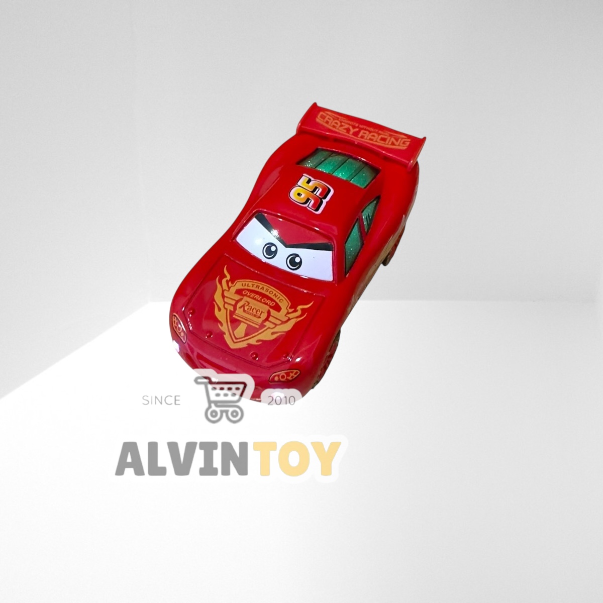 รถเหล็ก Lightning Mcqueen - ไลท์นิ่ง แม็คควีน ไซด์ใหญ่