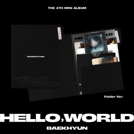 ( Pre-Order ) Baekhyun ( exo ) 4th Mini Album [Hello, World] Floder ver * ไม่มี Poster พับ * วางจำหน่าย 6 / 9 / 2024