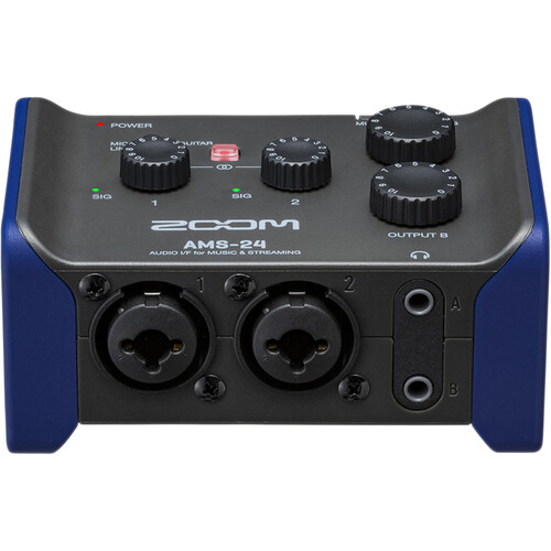 Zoom AMS-24 *ของแท้รับประกัน1ปี* ออดิโออินเตอร์เฟส 2x4 USB-C Audio Interface, Recording/ Streaming, Loopback, Computer /Mobile