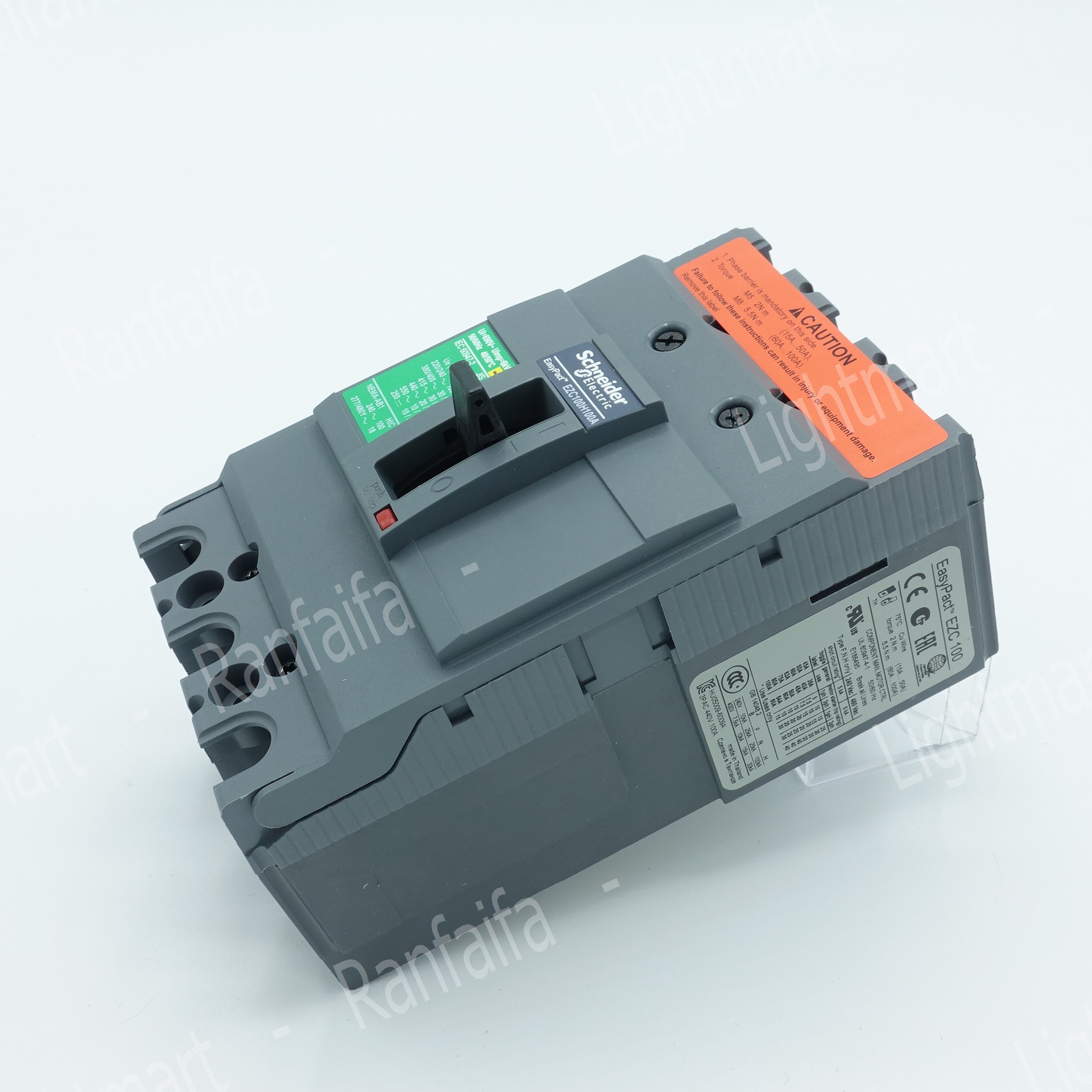 เมนเบรกเกอร์ 3P EZC100H (30kA) Schneider