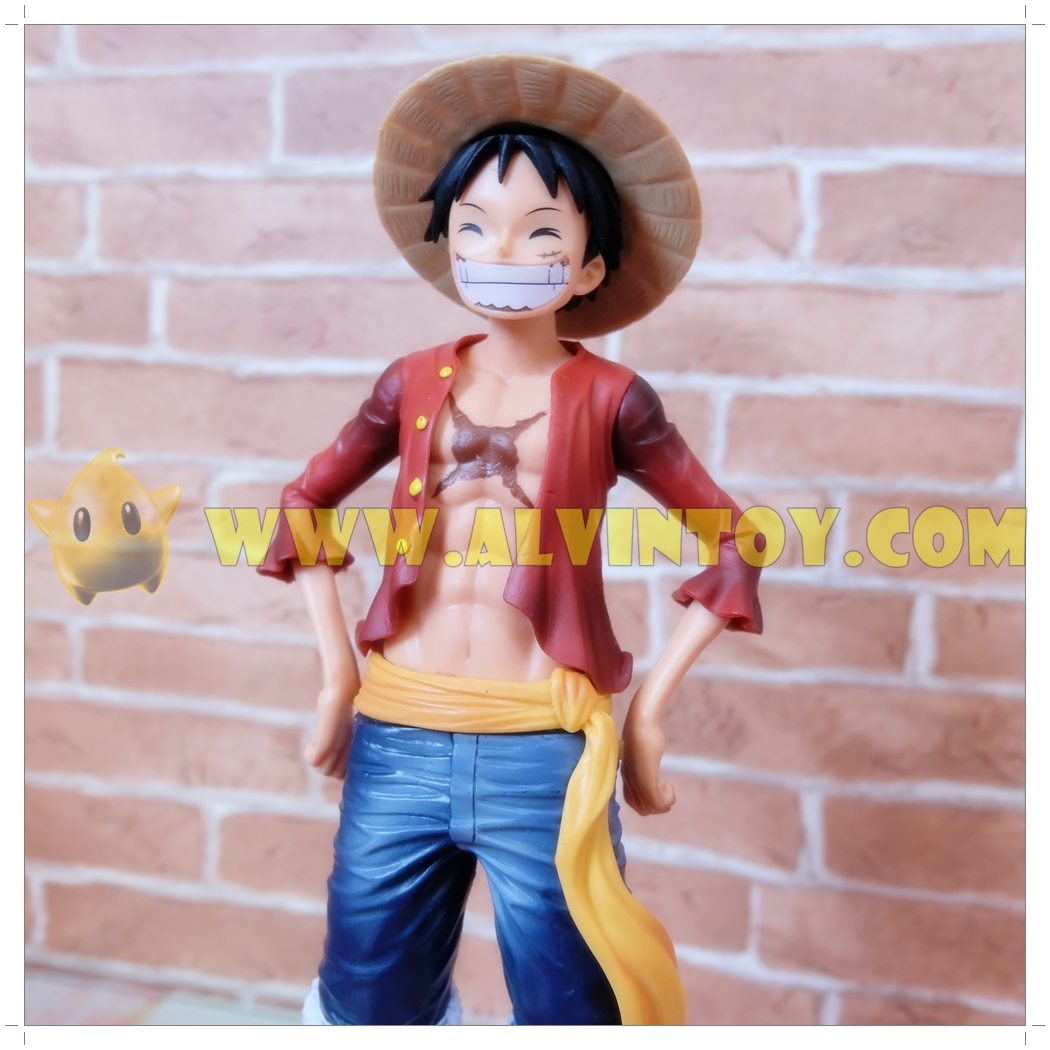 โมเดล Luffy - ลูฟี่ Figures One Piece ถอดหมวกได้ เปลี่ยนหน้าได้