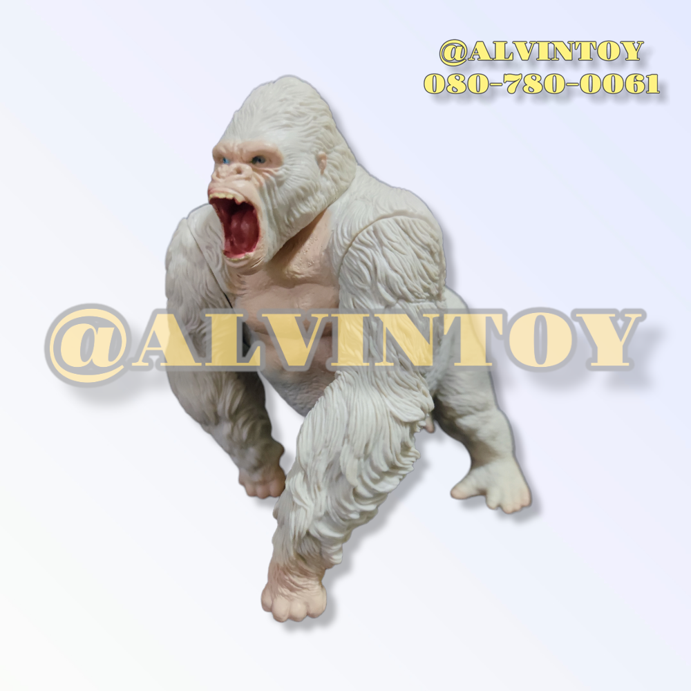 โมเดล ลิงกอริลลา คิงคอง Gorilla Kingkong ขนาดความสูง 14 ซม. งานสวยสมจริง ขยับจุดได้