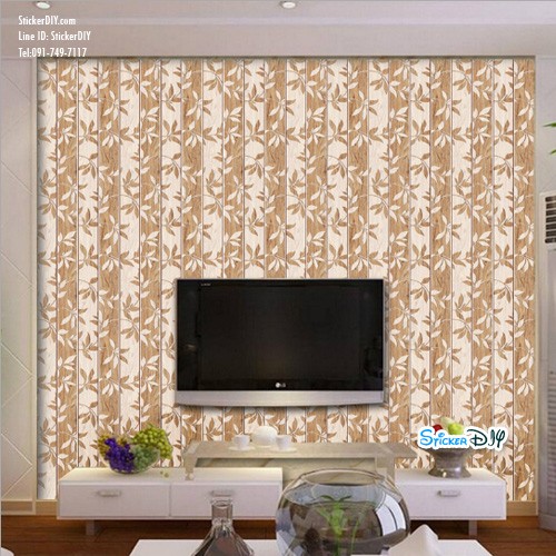 (หน้ากว้าง45ซม..xยาว10เมตร)Wallpaper sticker วอลเปเปอร์แบบกาวในตัว SA1017