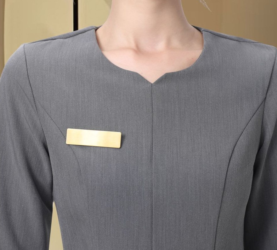 ชุดคลินิกความงาม ชุดพนักงานต้อนรับ ชุดร้านนวดสปา ชุดฟอร์ม ระดับไฮเอนด์