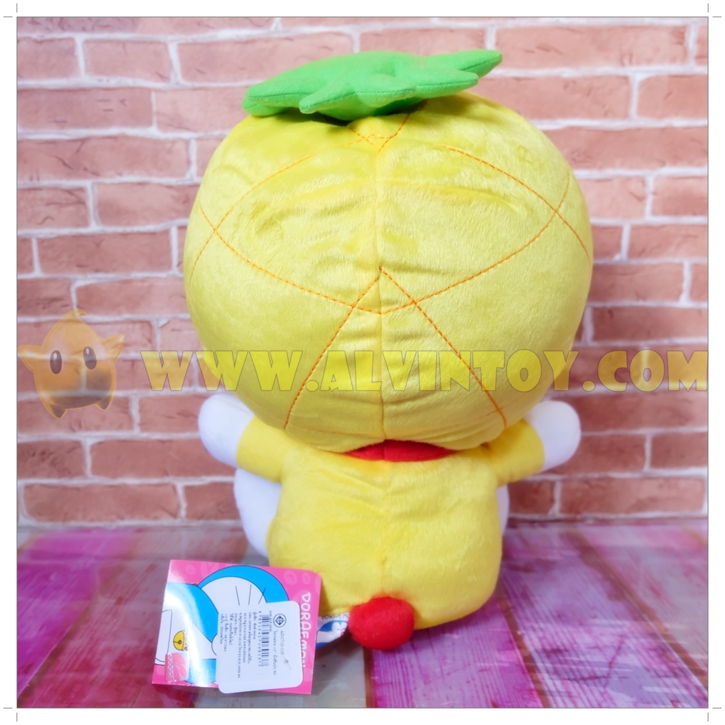 ตุ๊กตา โดราเอม่อน ชุดสับปะรด 12 นิ้ว