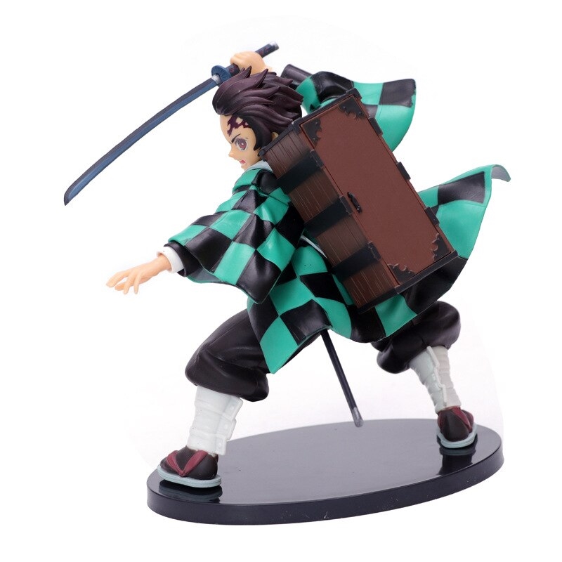 Action Figure Kimetsu no Yaiba ฟิกเกอร์ ดาบพิฆาตอสูร คามาโดะ ทันจิโร่ ขนาดความสูง 17 ซม. มีฐาน พร้อมกล่อง งานสวย