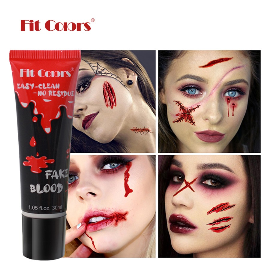 เลือดปลอม แต่งหน้า ทาตัว แต่งคอสเพล ฮาโลวีน ผี ซอมบี้ (30 มล) Fake Blood for Cosplay Halloween Ghost Zombie (30 ML)