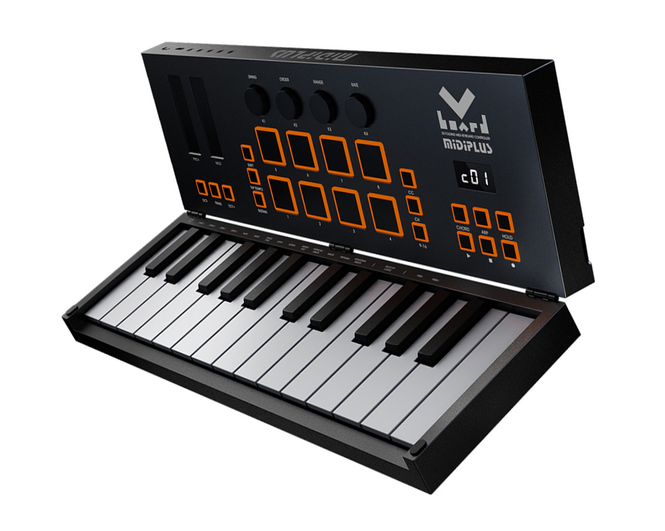 Midiplus Vboard 25 *ของแท้ประกัน 1ปี* 25 Key USB Midi Keyboard Controller , มิดิคีย์บอร์ดคอนโทรลเลอร์