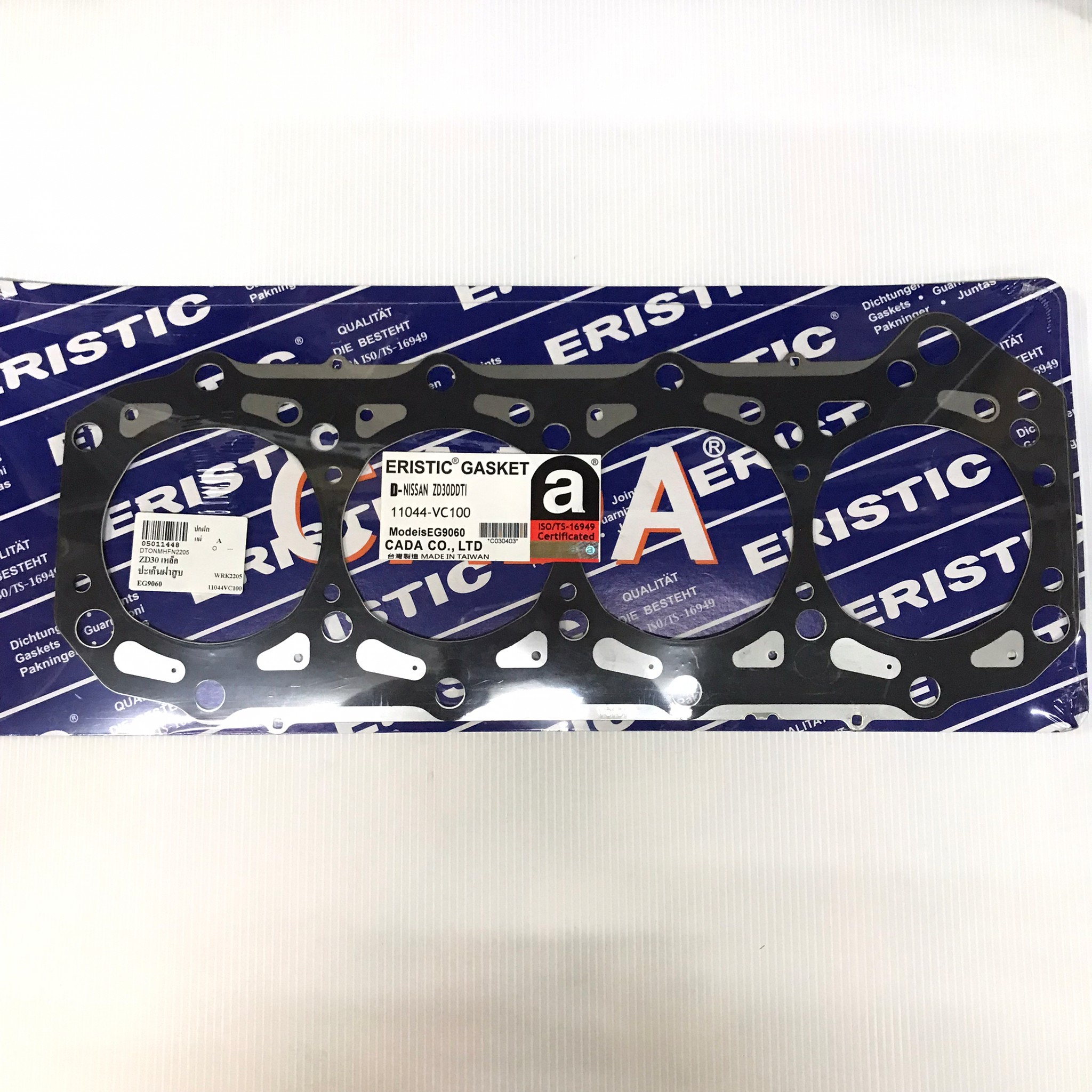 ประเก็นฝาสูบ NISSAN FRONTIER 3000 / ZD30 / D22T นิสสัน ฟรอนเทียร์ 11044-VC100 / EG9060 (แบบเหล็ก) ERISTIC