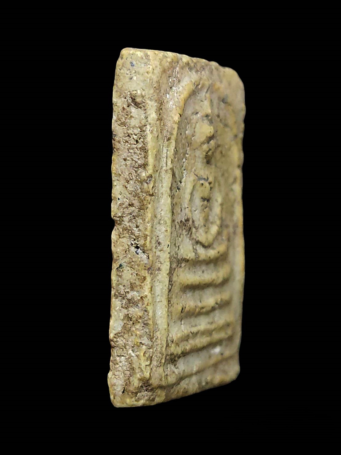 พระสมเด็จหลวงปู่ลำภู วัดใหม่อมตรส พิมพ์เส้นด้าย เนื้อผงพุทธคุณ กรุงเทพฯ ปี2502