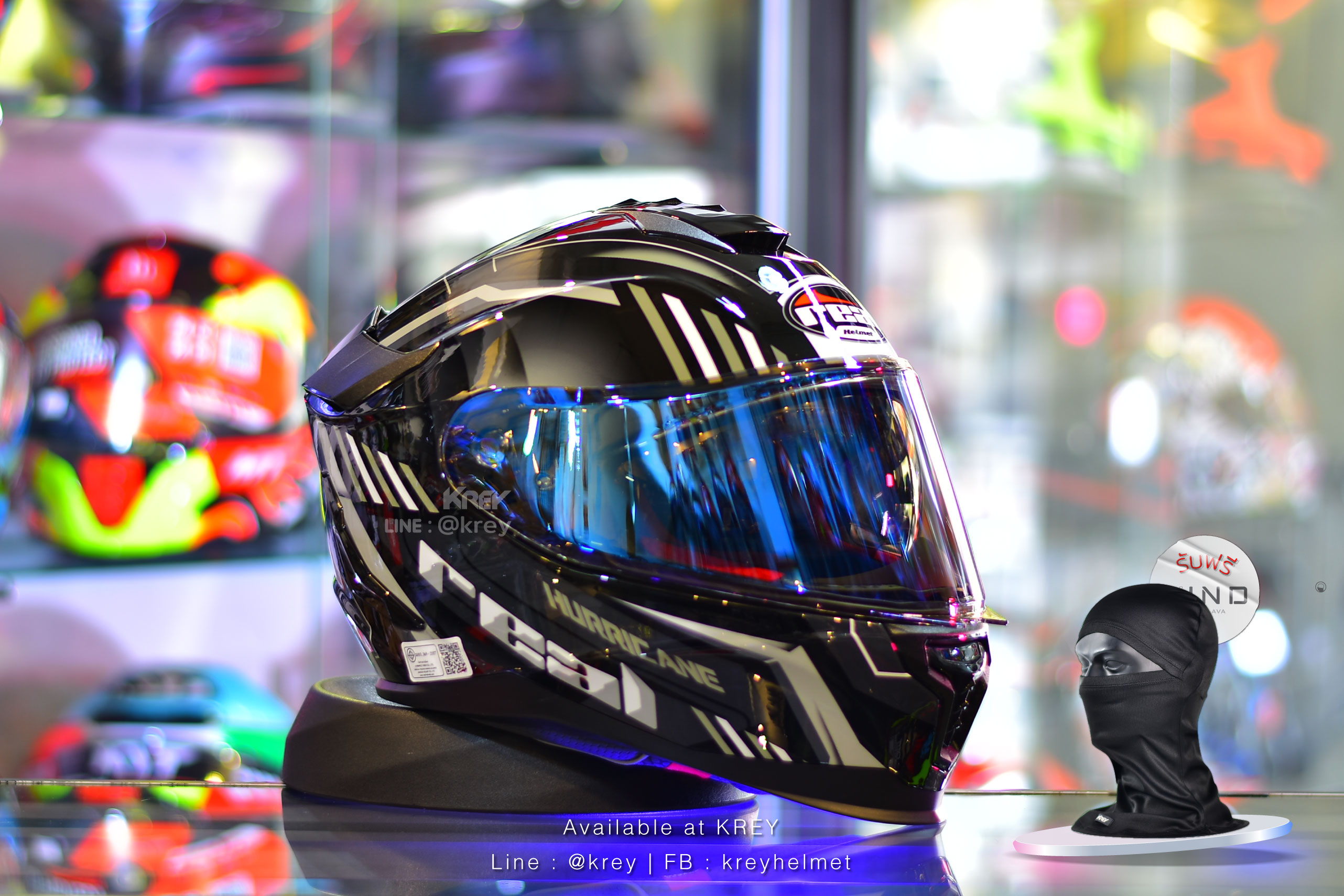 Real model Hurricane Kona Black Grey