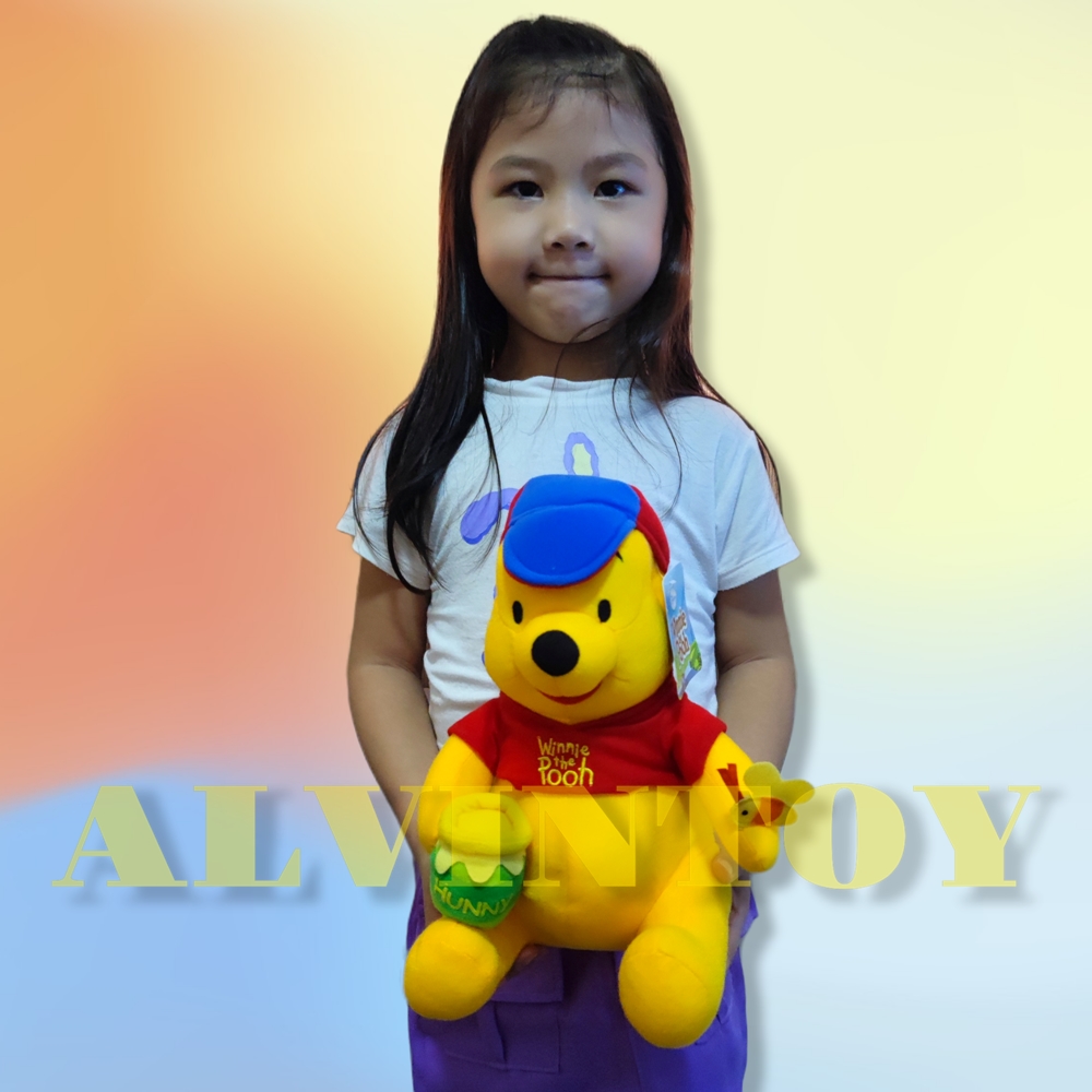 ตุ๊กตา Pooh - หมีพูห์ ใส่หมวก 11 นิ้ว