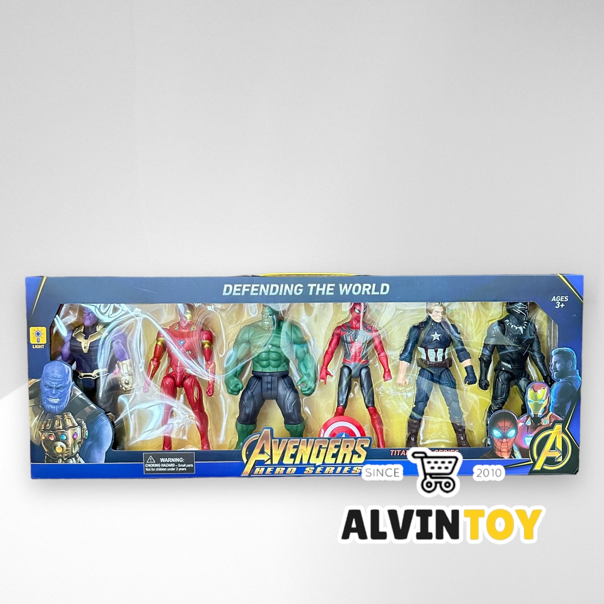 โมเดล Avenger End Game - อเวนเจอร์ (กล่องใหญ่) 6 ตัว