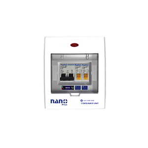 ตู้ Consumer Unit 2P 2 ช่อง (ครบชุด) Nano