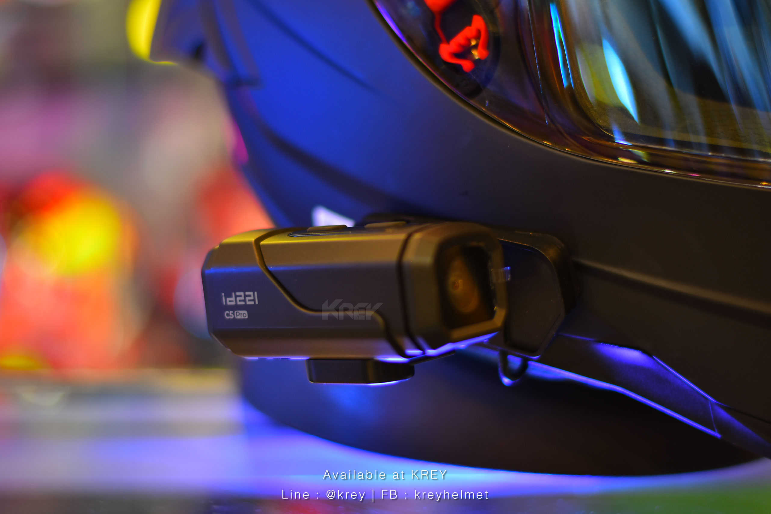 กล้องติดหมวก/รถ id221 รุ่น ACTION C5 Pro