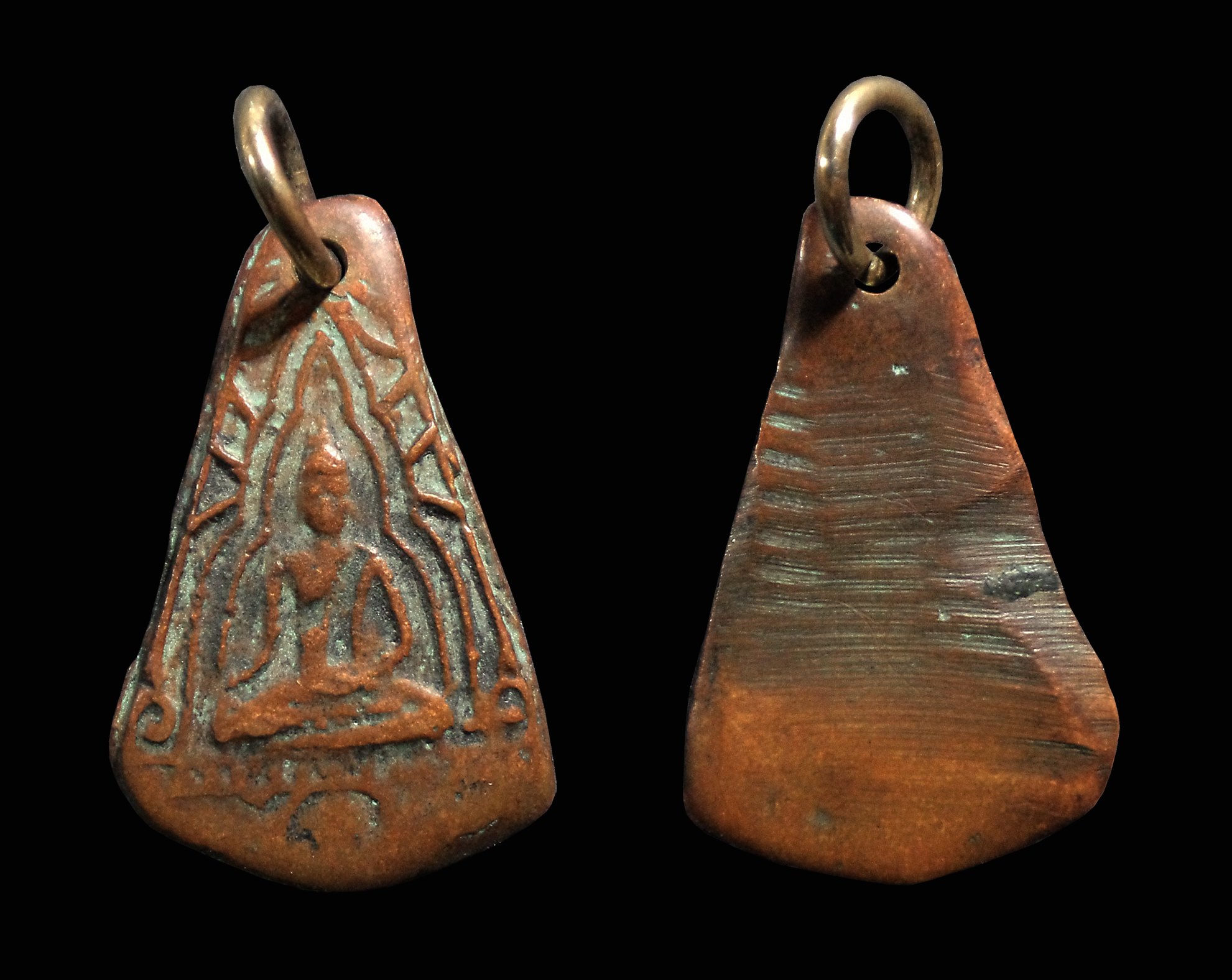 เหรียญหล่อก้นแมงสาป หลวงพ่อขัน วัดนกกระจาบ จ.อยุธยา