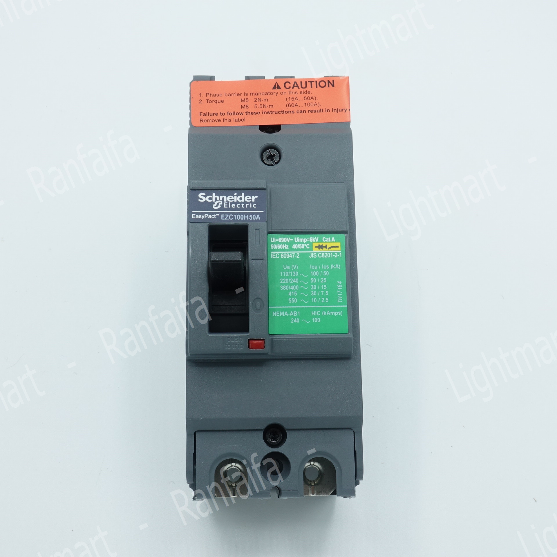 เมนเบรกเกอร์ 2P EZC100H Schneider