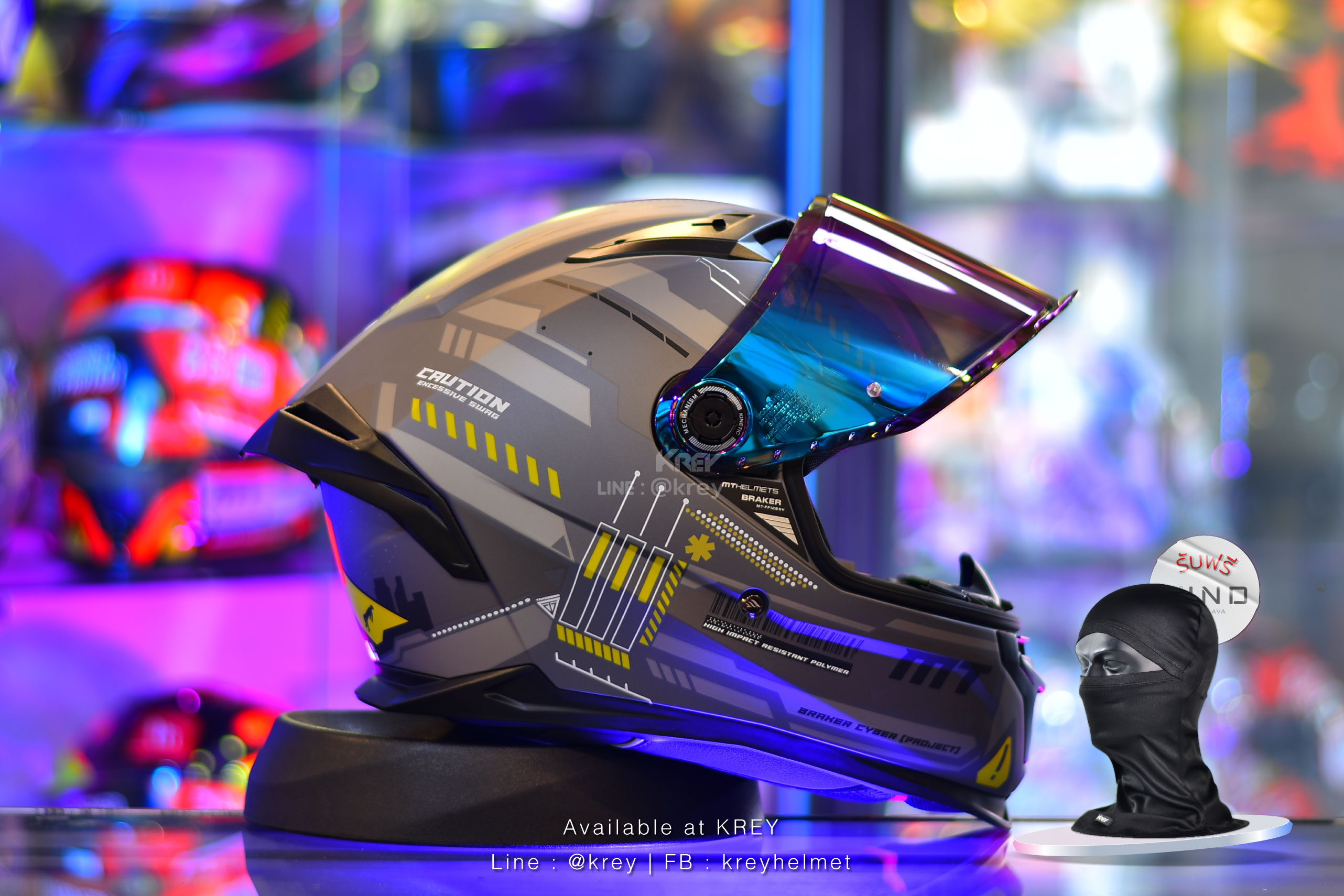 MT model BRAKER SV CYBER MATT GREY