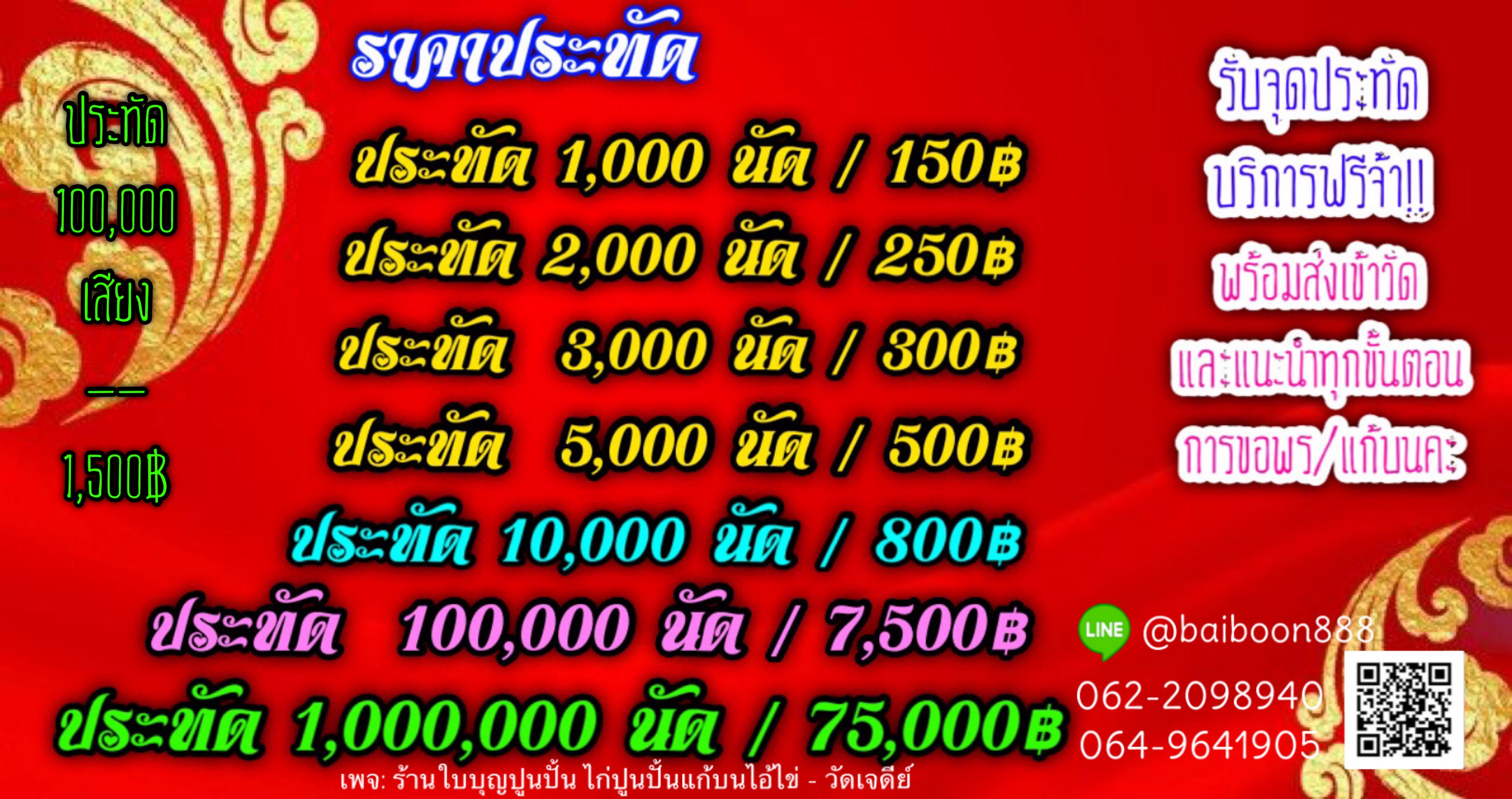 ฝากจุดถวายตาไข่เด็กวัดเจดีย์