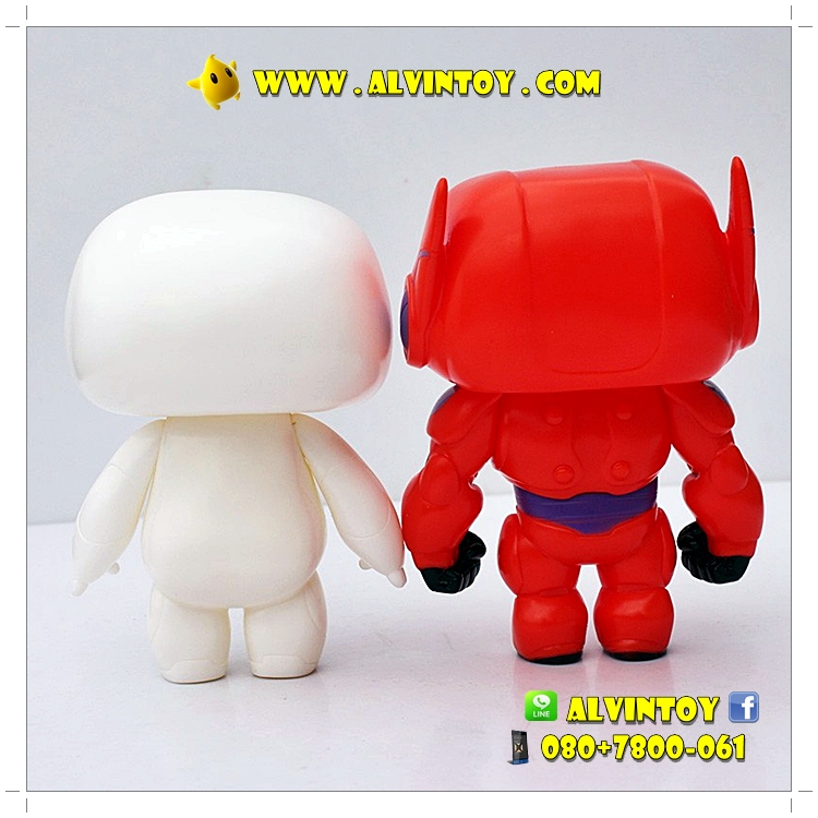 Figure Baymax - ฟิกเกอร์ เบย์แม็กซ์ 2 ตัว (ขาว - แดง)