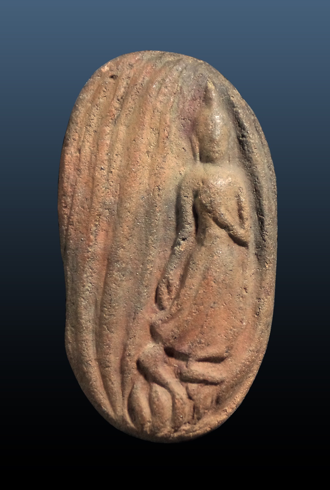 พระกรุวัดจุฬามณี จ.พิษณุโลก พิมพ์พิเศษ หน้าฤาษี-หลังพระลีลา