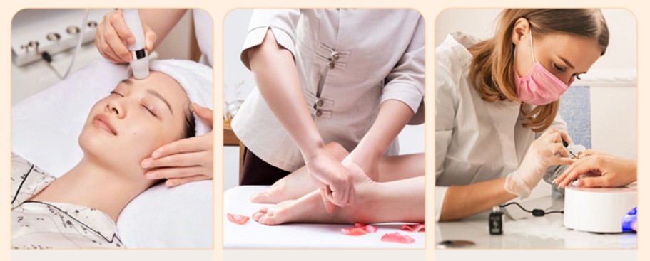 ชุดสปาเพื่อสุขภาพ ชุดนวดสปา ชุดพนักงานศูนย์ความงามทางการแพทย์ การแช่เท้า ร้านเสริมสวย (แยกขายเสื้อ)