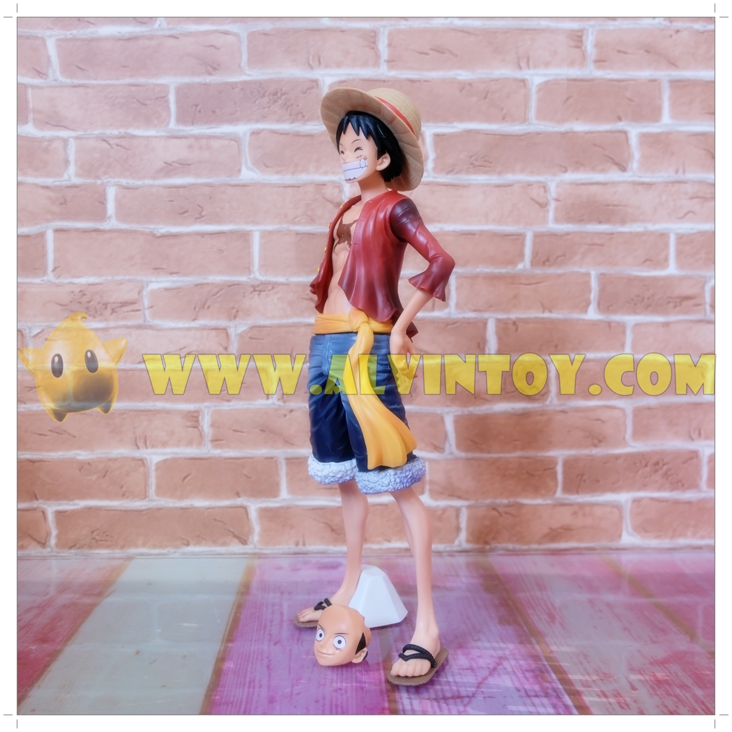 โมเดล Luffy - ลูฟี่ Figures One Piece ถอดหมวกได้ เปลี่ยนหน้าได้
