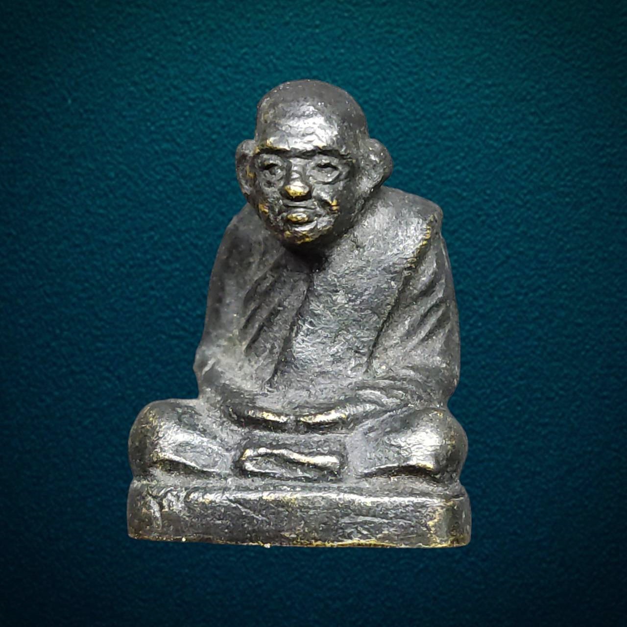 รูปหล่อหลวงปู่สุก วัดทรงธรรมวรวิหาร พระประแดง สมุทรปราการ ปี 2513