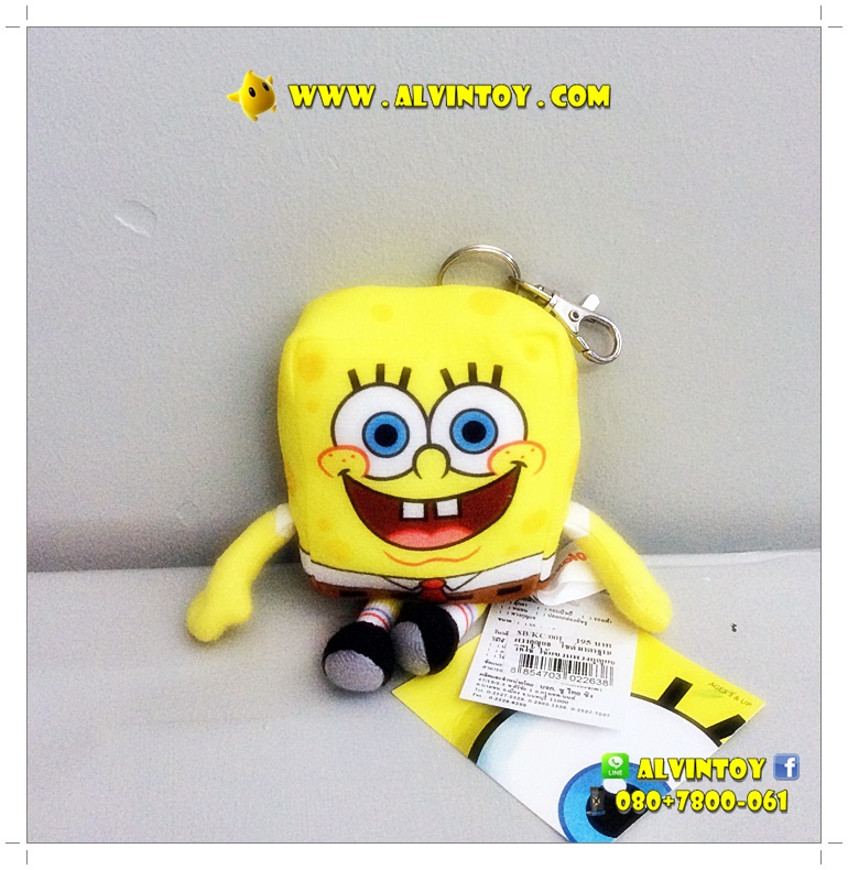 พวงกุญแจตุ๊กตา Spongebob - สปองบ๊อบ