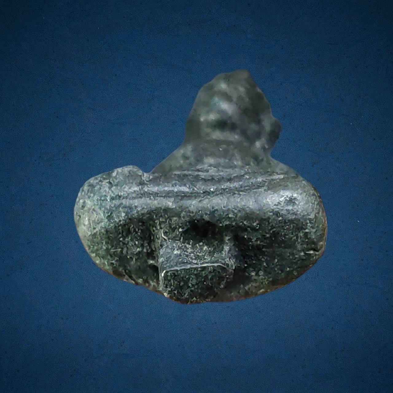 พระยอดธง สมัยอยุธยา เนื้อเงินแก่ทองแดง คลาสสิค