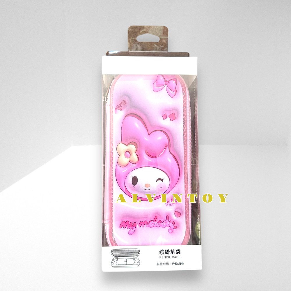 กระเป๋าดินสอไฟเบอร์ซิปรอบ My Melody มาย เมโลดี้