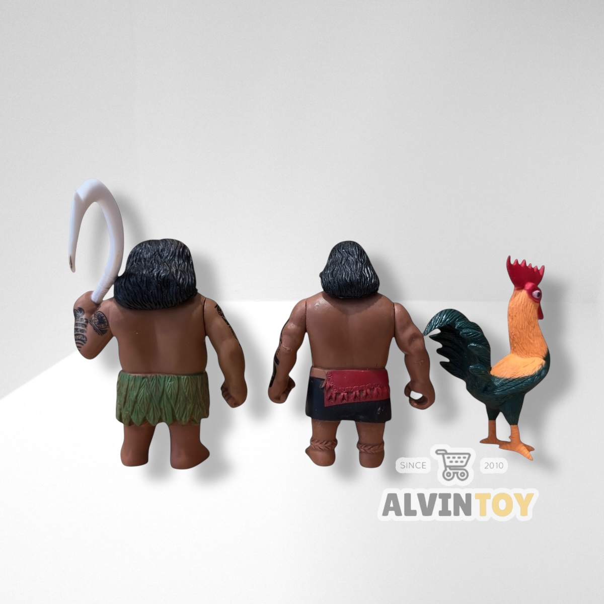 Action Figure Princess Moana โมเดล โมอาน่า 2 ชุด 6 ตัว ความสูง 7-11.5 ซม.