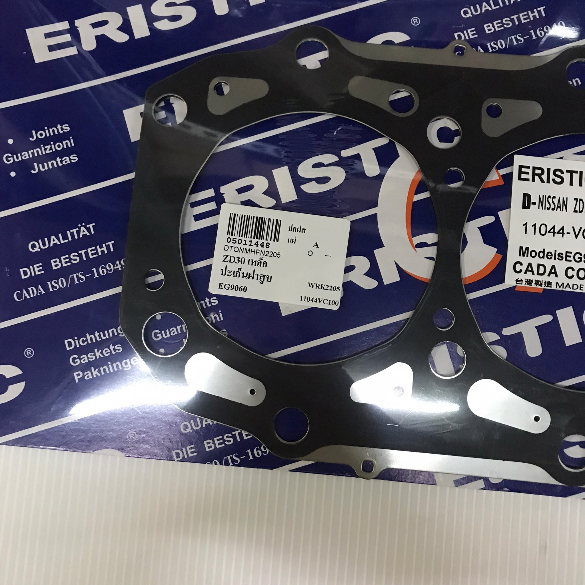 ประเก็นฝาสูบ NISSAN FRONTIER 3000 / ZD30 / D22T นิสสัน ฟรอนเทียร์ 11044-VC100 / EG9060 (แบบเหล็ก) ERISTIC