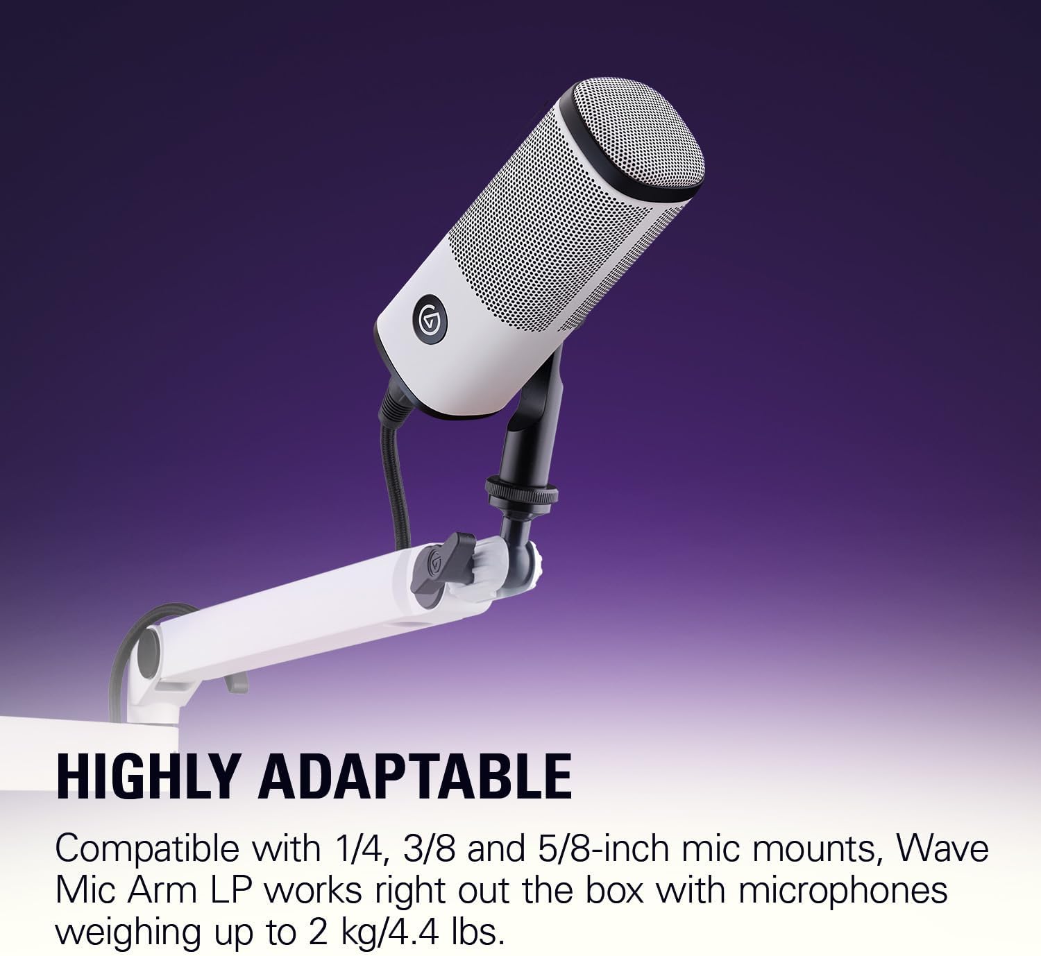 Elgato Wave Mic Arm LP White Edition *ของแท้* ขาไมค์บูมอาม, Suspension Boom Arm