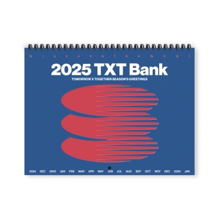 ( Pre-Order ) TXT SEASON'S GREETINGS 2025 [ TXTBANK ] Wall Calendar ** สั่งเกิน 1 ชิ้นบวกค่าส่งเพิ่มชิ้นละ 20 บาท เนื่องจากสินค้าหนัก ** จำนวนจำกัด ** วางจำหน่าย 16 / 12 / 2024