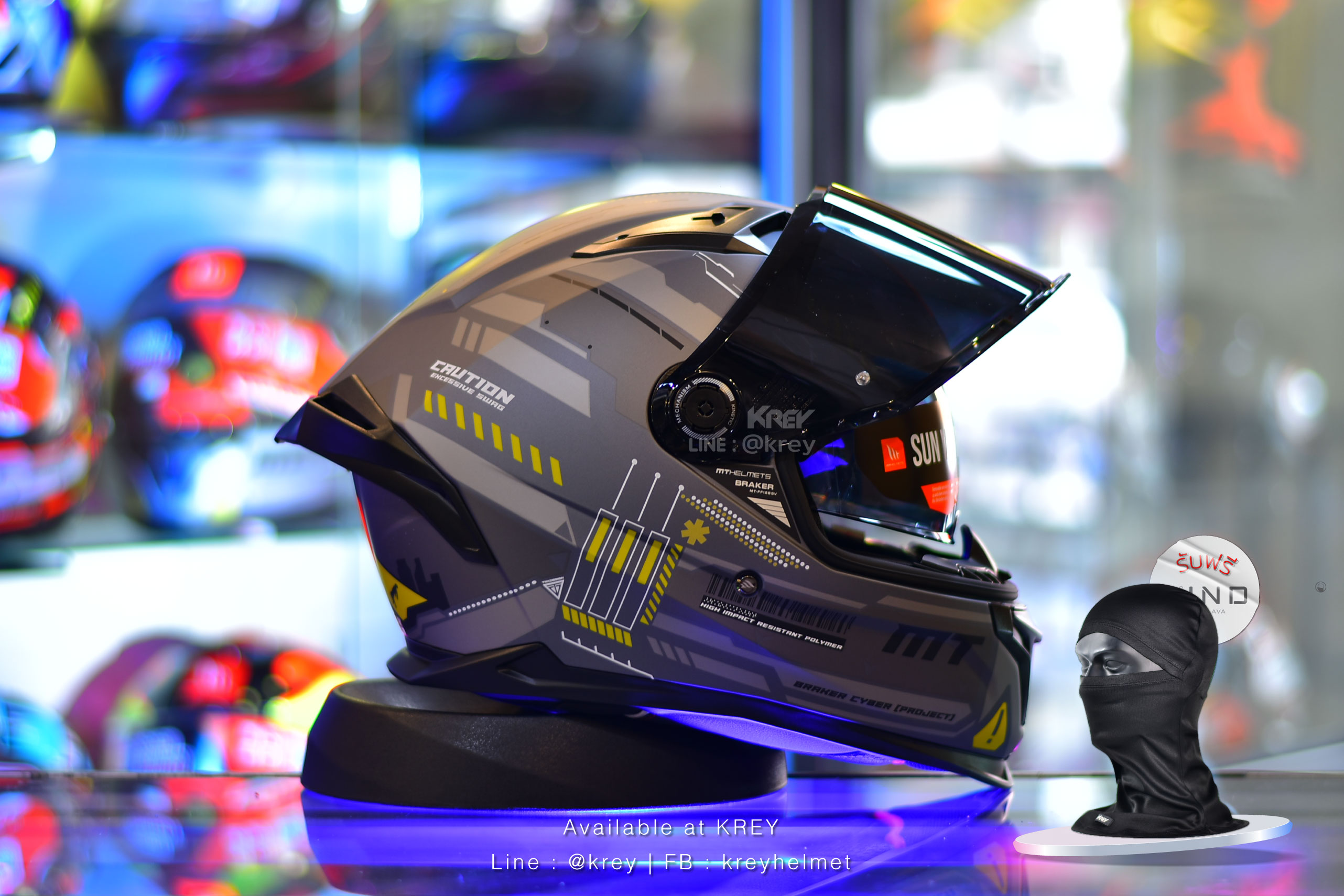 MT model BRAKER SV CYBER MATT GREY