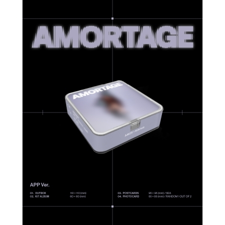 ( Pre-Order ) Jisoo ( Blackpink ) Mini Album [AMORTAGE] App ver * ไม่มี Poster * วางจำหน่าย 14 / 2 / 2025