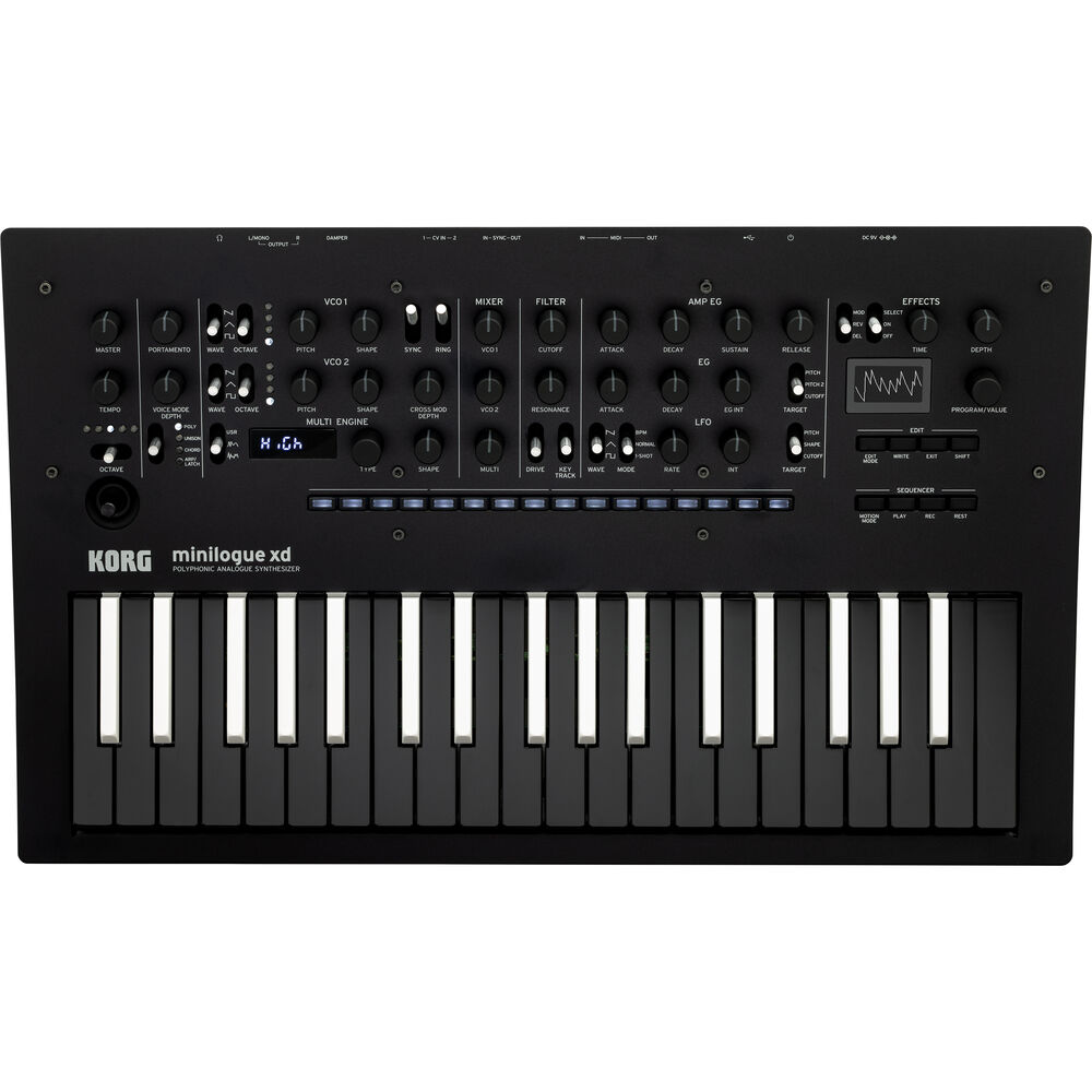 Korg Minilogue XD Inverted *ของแท้รับประกัน 1ปี* Polyphonic Analog Synthesizer with Multi-Engine (Limited-Edition Black)