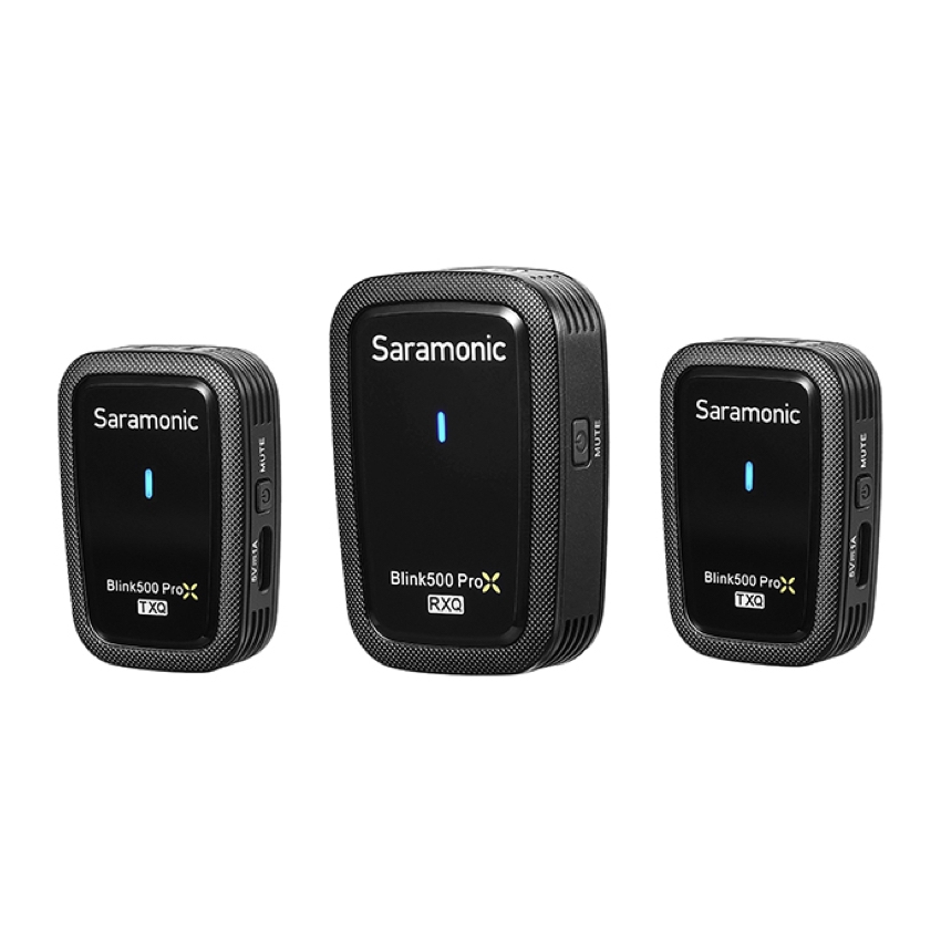 Saramonic Blink500 ProX Q20 *ของแท้รับประกัน 2ปี* ไมค์ไร้สาย Clip-On 2 Person 2.4GHz Digital Wireless Microphone System