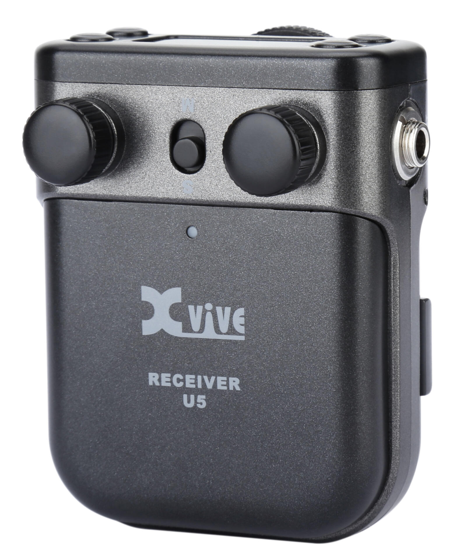 XVive U5 *ของแท้รับประกัน1ปี* ชุดไมค์ไร้สายหนีบปกเสื้อ (1ตัวส่ง / 1 ตัวรับ), ดิจิตอล 2.4 GHz, ระยะ 100ft., อุปกรณ์ครบชุด