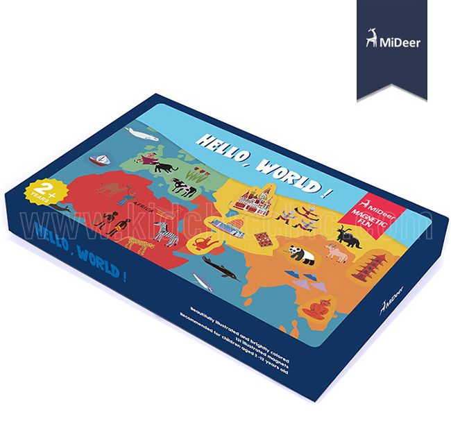ของเล่นแผนที่โลก,แผนที่โลก Hello world,แผนที่แม่เหล็ก,แผนที่โลก mideer,สื่อการสอนเรื่องโลกของเรา,map helloworld