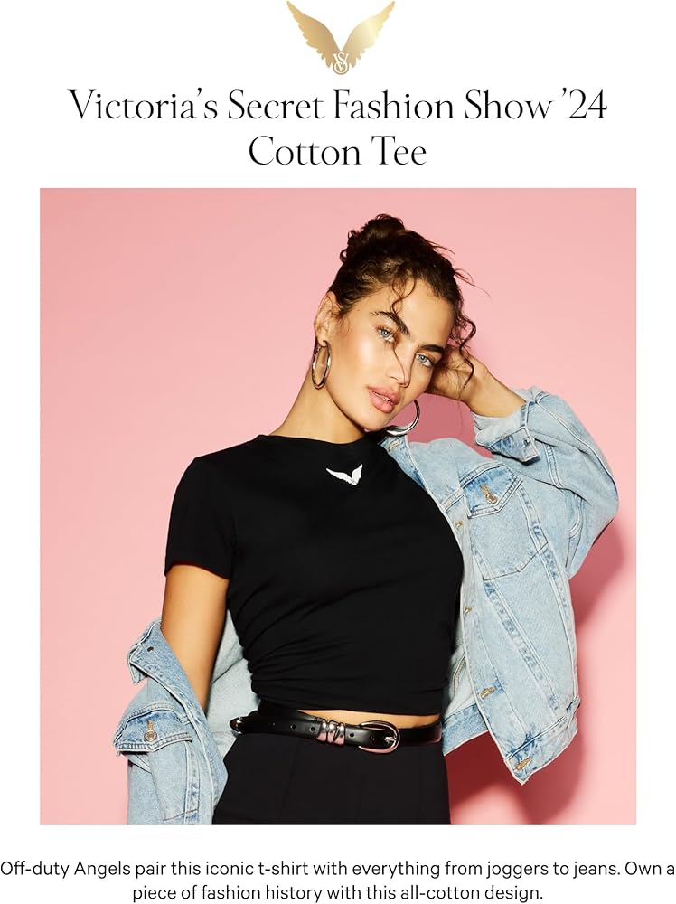 เสื้อยืด Victoria's Secret Fashion Show '24 Cotton Tee