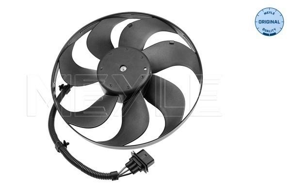 พัดลมไฟฟ้า โฟล์ค นิวบีทเทิ้ล (345 มม.) มอเตอร์เล็ก #แบบ3 / Fan, radiator for NEW BEETLE, 6X0959455F