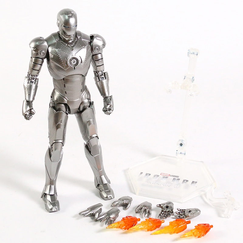 Figure Iron Man 2 Mark II โมเดล ฟิกเกอร์ ไอรอนแมน มาร์ค 2 อเวนเจอร์ส มาเวล งานแท้