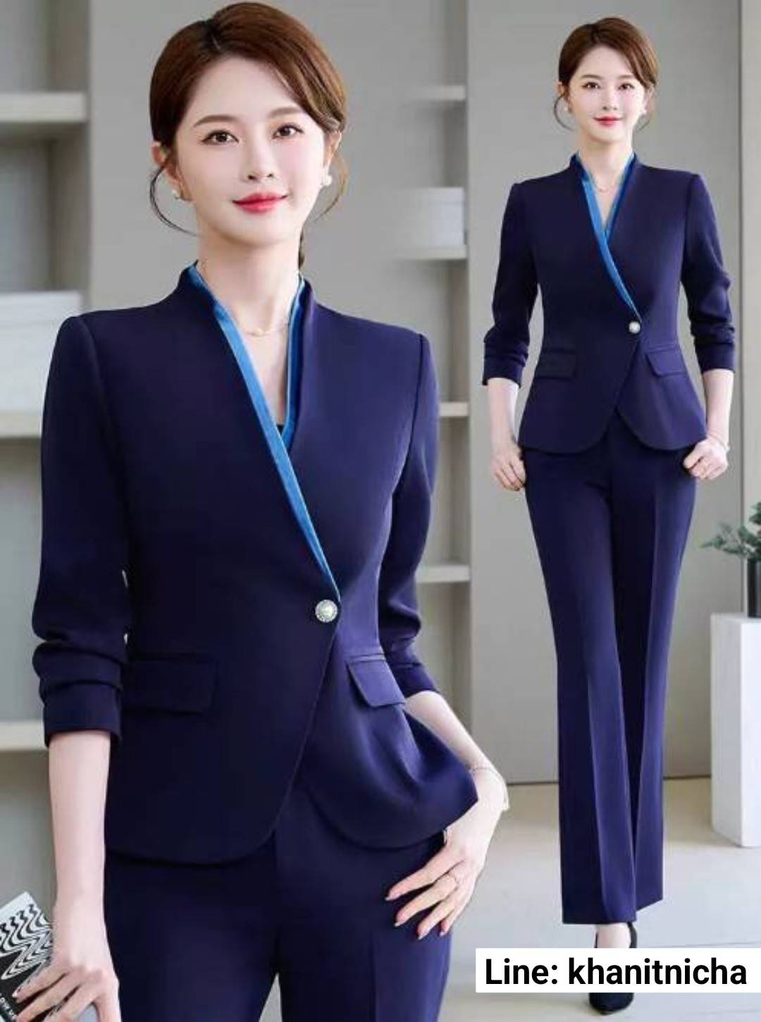ชุดสูท ชุดพนักงานต้อนรับ ชุดออฟฟิศ ชุดพนักงานต้อนรับโรงแรม
