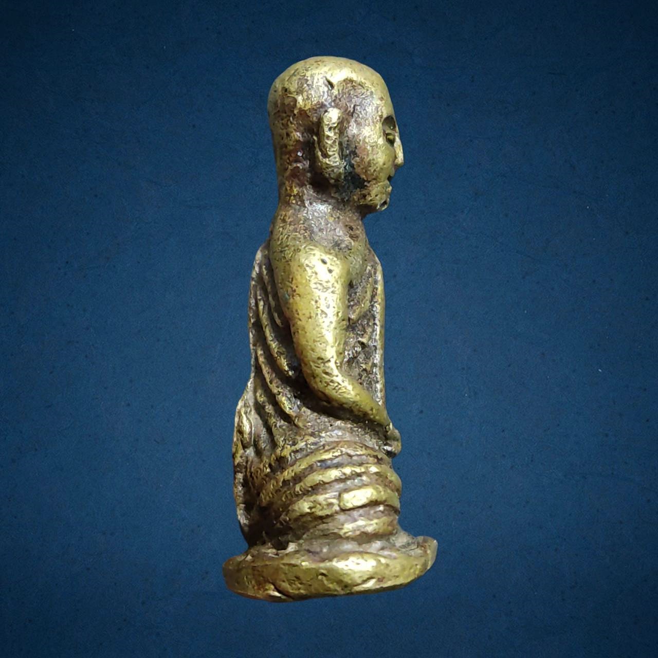 หล่อโบราณ หลวงพ่อเตียง พิมพ์คอยาว วัดเขาลูกช้าง พิจิตร ปี2497